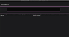 Desktop Screenshot of censored.net