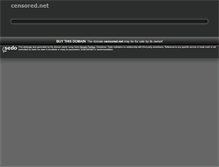 Tablet Screenshot of censored.net